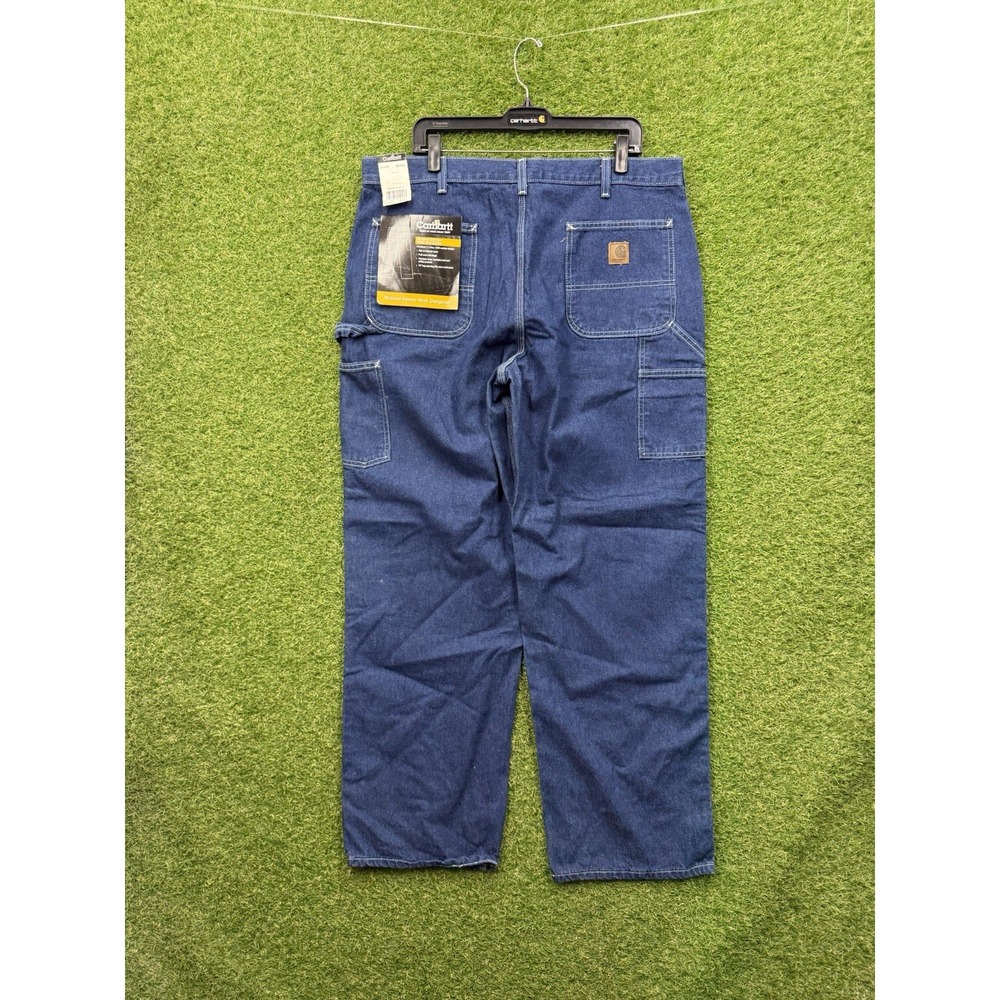 Carhartt Jeans Mens 38x32 Dark Wash High Rise Western Workwear B13 DST NWT